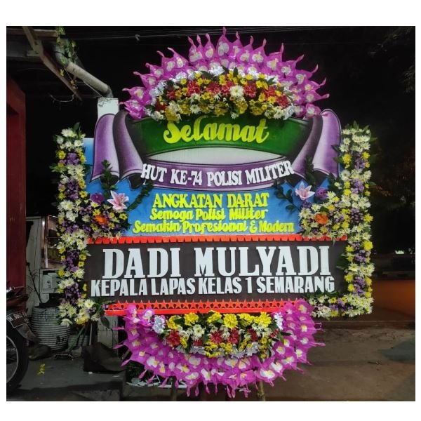 Bunga papan ucapan selamat dan sukses