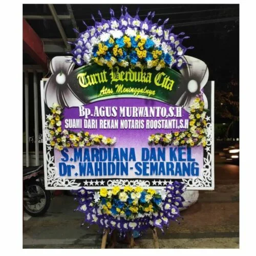 Bunga papan untuk duka cita