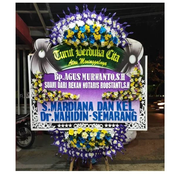 Bunga papan untuk duka cita