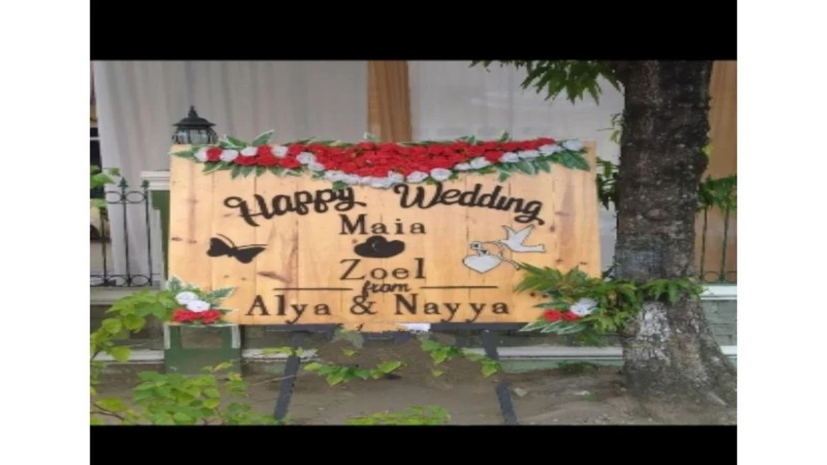 Papan Bunga Rustic