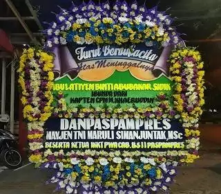 papan bunga duka cita